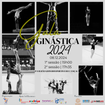 Gala de Ginástica 2024 a 8 de dezembro no Caniçal