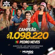 Madeirense Pedro Neves domina campeonato de póquer e vence prémio milionário