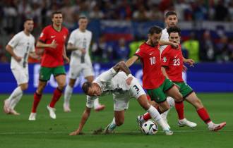 Euro2024: Portugal e Eslovénia empatados ao intervalo
