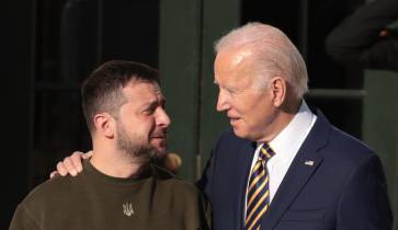 EUA/Eleições: Zelensky agradece a Joe Biden “apoio inabalável à Ucrânia”