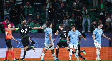 LC: Sporting goleia Man. City em Alvalade