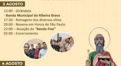 Junta de Freguesia da Ribeira Brava apoia Festa de São Paulo