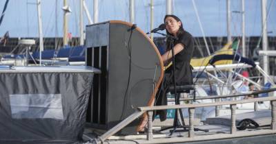 Marieke Huysmans-Berthou chega hoje à Madeira a bordo do veleiro ‘Lady Flow’.