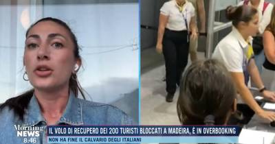 Italiana retida na Região critica Aeroporto da Madeira no telejornal (com vídeo)