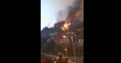 População assiste impotente ao incêndio na Serra de Água (com vídeo)