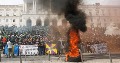 PSP vai participar ao Ministério Público manifestação dos bombeiros sapadores no parlamento