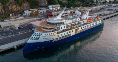 Estreante ‘Ocean Explorer’ já está no porto do Funchal