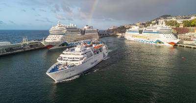 Além dos dois navios Aida, o Porto também recebe a visita do NRP Viana do Castelo.