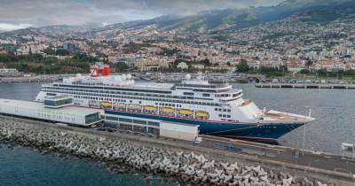 Bolette é a visita de hoje no Porto do Funchal
