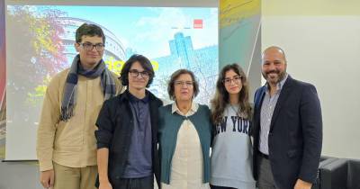 Eurodeputado participou numa conferência na Escola Secundária Jaime Moniz.