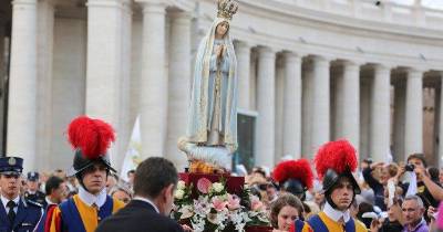 Imagem de Nossa Senhora de Fátima em Roma para celebração na Praça de São Pedro