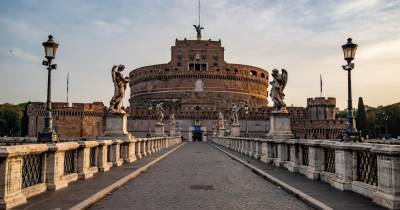 Fortaleza romana de Castel Sant’Angelo, em Roma.