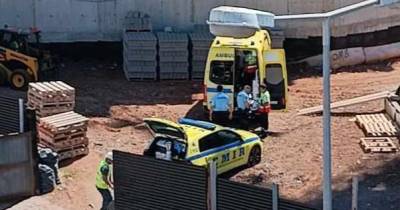 Queda feriu trabalhador em obra no Funchal