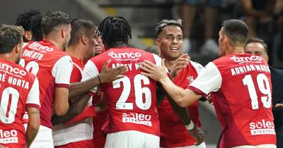 LE: Sporting de Braga vira jogo e adianta-se frente ao Rapid Viena