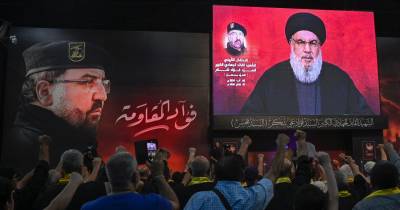 Hassan Nasrallah falou ao país por ocasião do funeral do comandante Fuad Shukr.