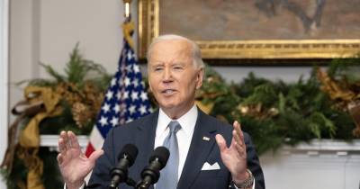 A partir da Sala Roosevelt, na Casa Branca, Joe Biden fez análise sobre a queda do regime sírio.