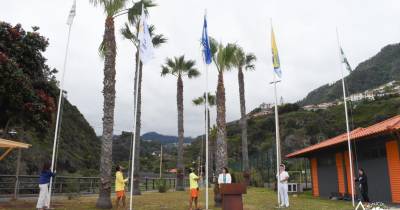 Cerimónia dos hastear da Bandeira Azul no Complexo balnear da Foz da Ribeira do Faial