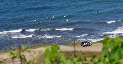 Queda na Praia da Maiata mobiliza bombeiros.