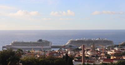 Porto do Funchal acolhe dois cruzeiros que transportam mais de 11 mil pessoas