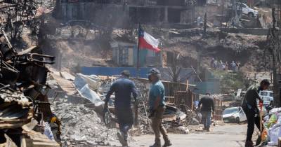 Fogos no Chile deixaram rasto de destruição e de morte.