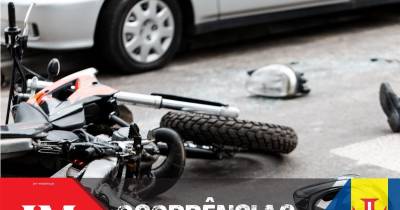 Jovem motociclista ferido após colisão com outra moto