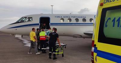 Bebé de sete dias transportado pela Força Aérea do Funchal para Porto está estável (com fotos)