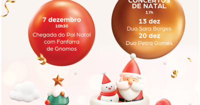 Anadia Shopping recebe chegada do Pai Natal amanhã e reserva várias surpresas