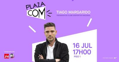 Acompanhe em direto a conversa com Tiago Margarido no ‘Plaza com’