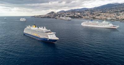 Sete cruzeiros permanecem no Funchal após noite mágica.