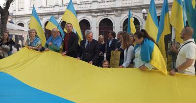 Ucrânia: Madeira promove ação de solidariedade no Funchal (com fotos)