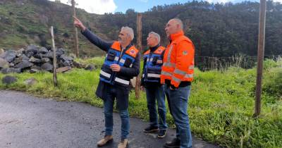 Avaliação à escarpa do Espigão após derrocada