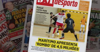 Marítimo apresenta ‘rombo’ de 4,5 milhões