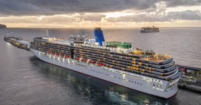 O terminal de cruzeiros do Funchal acolhe esta terça-feira as escalas de dois navios de cruzeiro: o Iona e o Arcadia.