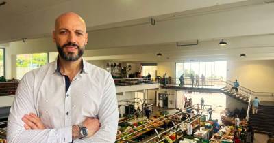 Francisco Gomes visitou o Mercado do Estreito.