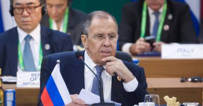 Serguei Lavrov falou aos jornalistas na reunião dos G20, no Rio de Janeiro.