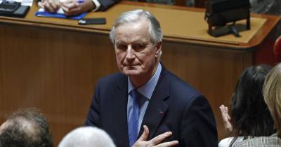 O primeiro ministro francês Michel Barnier.