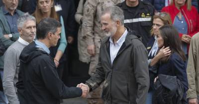 O Rei e o presidente do Governo foram apupados na visita que fizeram durante o dia de hoje.