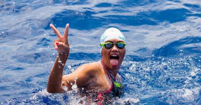 Mayra Santos conquistou as medalhas de ouro e de prata no Campeonato Mundial de natação no gelo, realizado na Argentina.