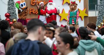 Pai Natal levou magia à Ponta do Sol onde centenas o aplaudiram