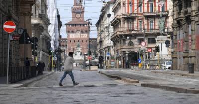 A zona em torno da cidade de Bolonha, no norte do país, foi uma das mais afetadas.