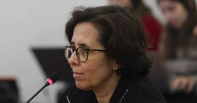 Ana Sofia Moreira Sá, na qualidade de responsável pela marcação de primeiras consultas no Hospital de Santa Maria e co-autora da carta dirigida ao então diretor clínico do Centro Hospital de Santa Maria a contestar o tratamento, fala perante a Comissão Parlamentar de Inquérito - Gémeas Tratadas com o Medicamento Zolgensma na Assembleia da República.