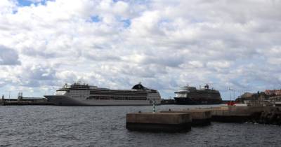 Porto do Funchal acolhe dois navios de cruzeiro e um veleiro que transportam mais de 6.800 pessoas