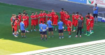 Ricardo Henriques orientou o treino do Marítimo