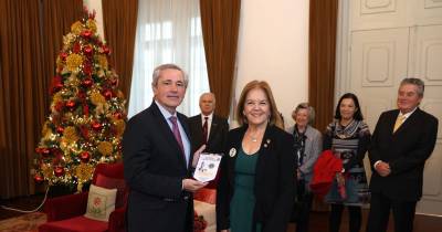 Receção à Governadora do Distrito 115, Centro Sul, do Lions Clubs Internacional, Maria Isabel Silva.