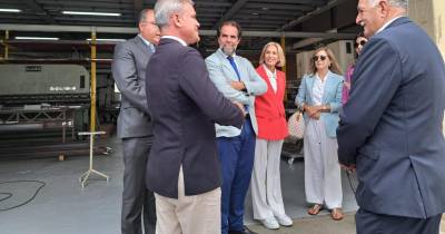 Presidente do Governo Regional da Madeira visitou esta terça-feira a Frezal, no Parque Empresarial da Cancela.