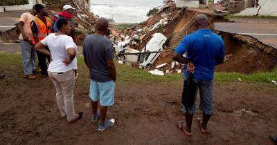 Mau tempo na África do Sul vai causando avultados danos materiais