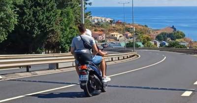 Viajar como pendura de motorizada sem capacete na VR1 até Santa Cruz