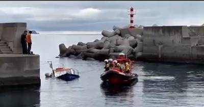 Barco de pesca a meter água na Ponta de São Lourenço foi assistido pelo SANAS103