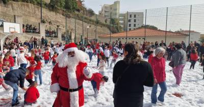 Pai Natal fez a festa na escola EB1 com Pré das Figueirinhas