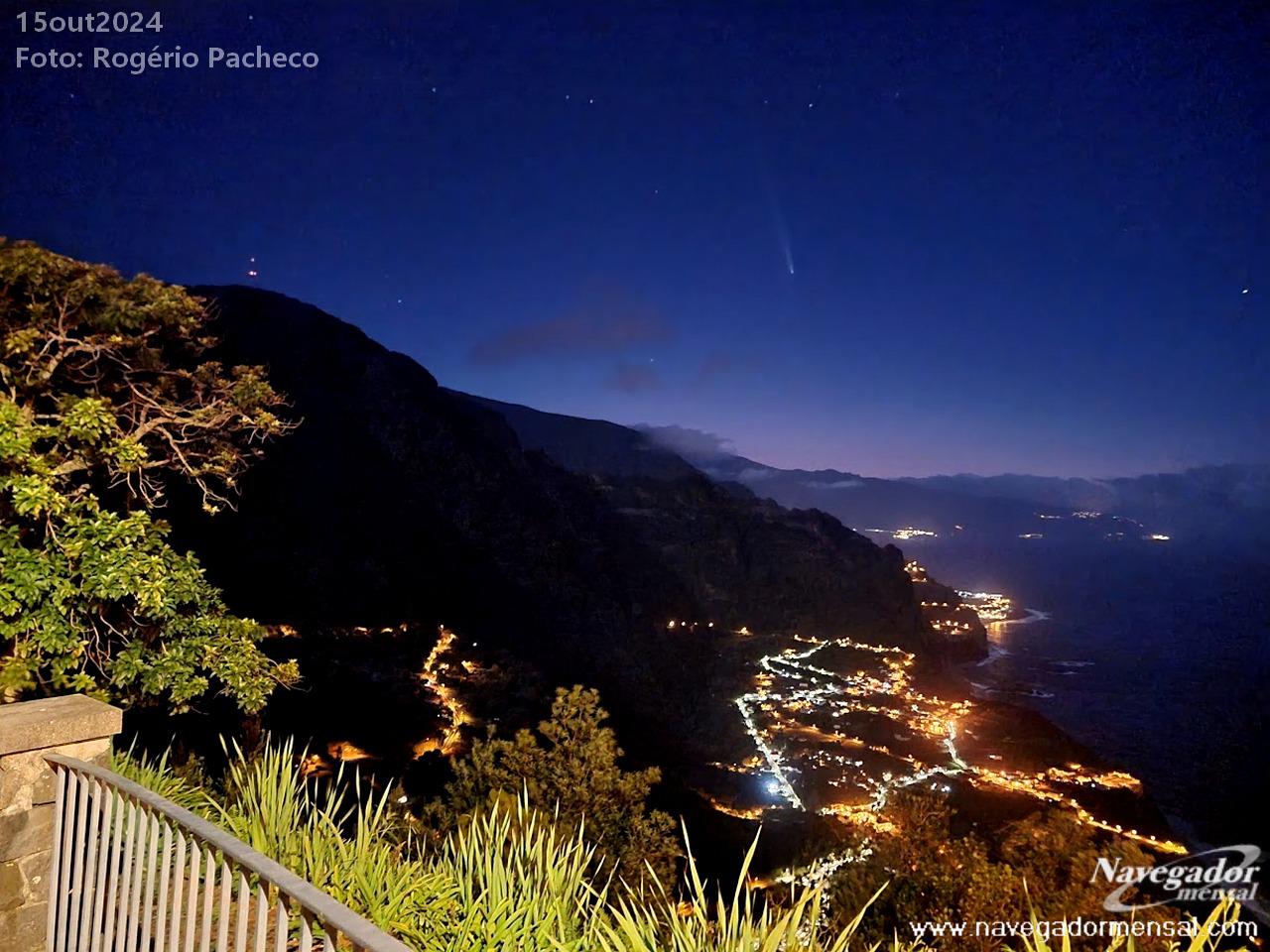 Cometa foi avistado esta noite nos céus da Madeira e do Porto Santo. Veja as imagens